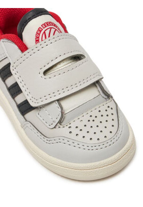 Adidas - adidas Sneakersy Rapid Court JS0638 Szary. Kolor: szary. Materiał: skóra