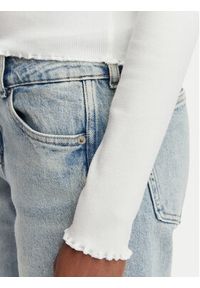 Tommy Jeans Bluzka DW0DW22783 Biały Slim Fit. Kolor: biały. Materiał: bawełna #5