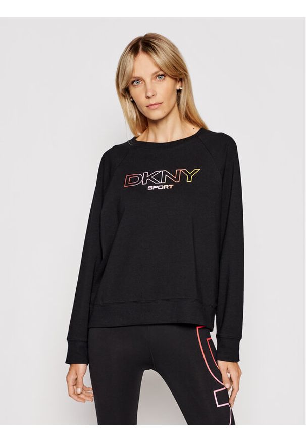 Bluza DKNY Sport. Kolor: czarny. Styl: sportowy