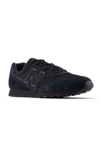 Buty unisex New Balance M373253 – czarne. Okazja: na co dzień. Kolor: czarny. Materiał: guma, zamsz. Szerokość cholewki: normalna. Model: New Balance 373 #4