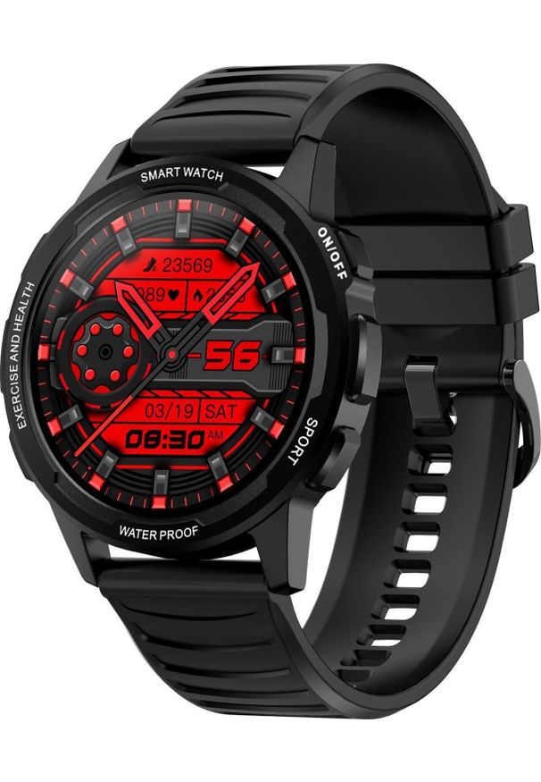 Smartwatch Bemi Tracker Czarny. Rodzaj zegarka: smartwatch. Kolor: czarny