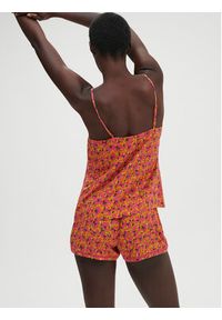 Simone Pérèle Koszulka piżamowa Songe 18S900 Różowy Comfort Fit. Kolor: różowy. Materiał: wiskoza #6