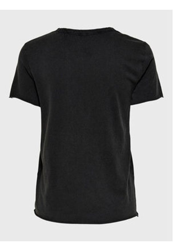 only - ONLY T-Shirt 15215721 Czarny Regular Fit. Kolor: czarny. Materiał: bawełna