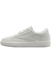 Buty do chodzenia damskie Reebok W Club C 85. Zapięcie: sznurówki. Kolor: biały. Materiał: guma, materiał, syntetyk. Szerokość cholewki: normalna. Model: Reebok Club. Sport: turystyka piesza