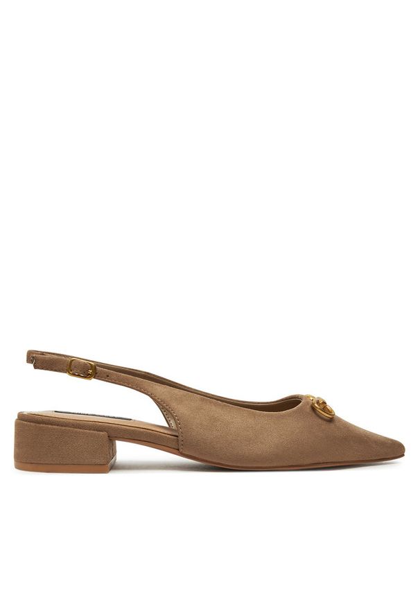 Czółenka Nine West. Kolor: beżowy