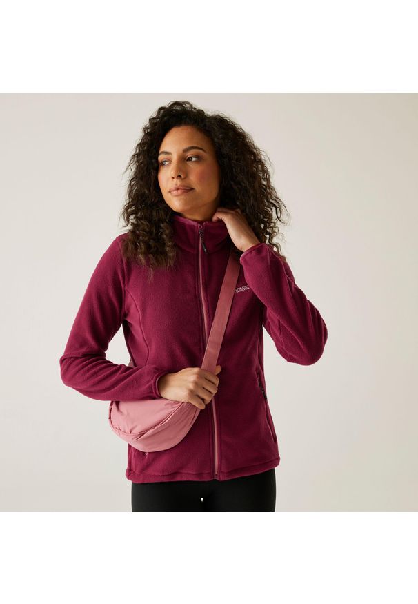 Regatta - Floreo IV Polar turystyczny damski. Kolor: różowy. Materiał: polar. Sport: turystyka piesza