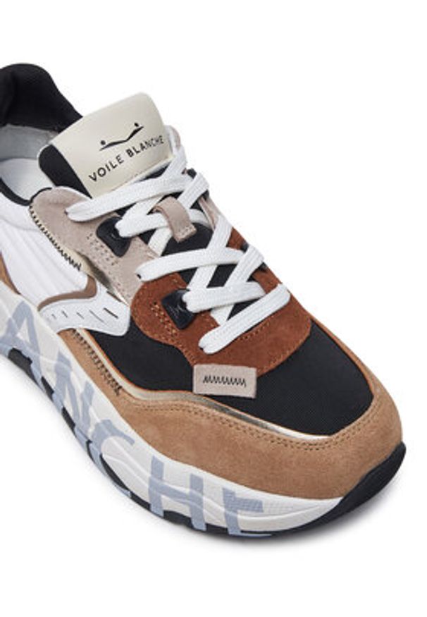 Voile Blanche Sneakersy Club105 . 0012017475.05.1D33 Brązowy. Kolor: brązowy. Materiał: materiał