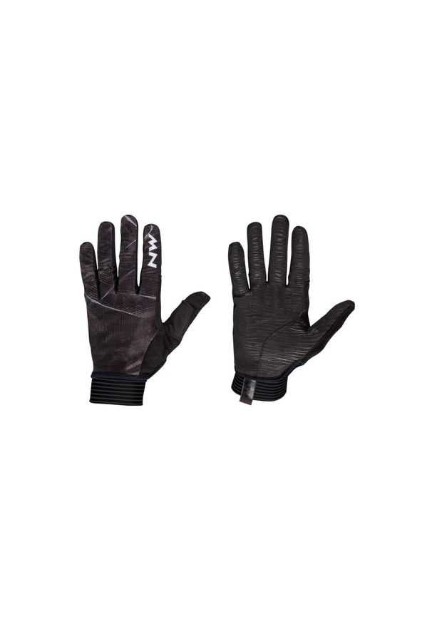 Rękawice rowerowe mtb NORTHWAVE AIR LF FULL Glove czarne. Kolor: szary