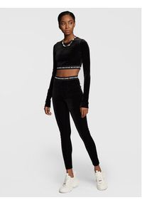 Versace Jeans Couture Bluzka 73HAH218 Czarny Slim Fit. Kolor: czarny. Materiał: syntetyk #3