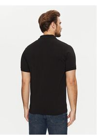 Karl Lagerfeld - KARL LAGERFELD Polo 745088 551235 Czarny Regular Fit. Typ kołnierza: polo. Kolor: czarny. Materiał: bawełna #3