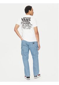 Vans T-Shirt Sneaky VN000M3Y Biały Regular Fit. Kolor: biały. Materiał: bawełna #4