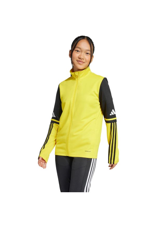Adidas - Bluza dla dzieci adidas Squadra 25 Training. Kolor: żółty, biały, wielokolorowy. Sport: fitness