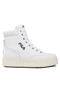 Fila Sneakersy Sandblast High FFT0052.10004 Biały. Kolor: biały. Materiał: skóra #1