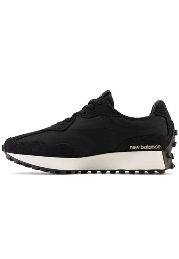 Buty do chodzenia damskie New Balance 327. Zapięcie: sznurówki. Kolor: czarny. Materiał: guma, materiał, tkanina, syntetyk. Szerokość cholewki: normalna. Sport: turystyka piesza