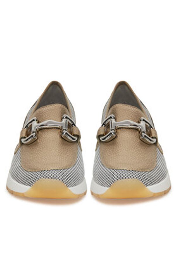 Remonte Półbuty D2G02-90 Biały. Kolor: biały. Materiał: materiał