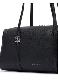 Calvin Klein Torebka Emblem Hw Pebble Doctor Shoulder LV04F3614G Czarny. Kolor: czarny. Materiał: skórzane #2