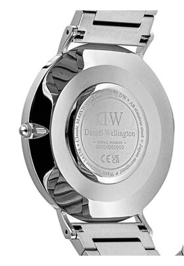 Daniel Wellington Zegarek DW00100774 Srebrny. Kolor: srebrny
