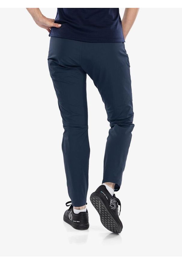 Fjällräven - Spodnie rowerowe damskie Fjallraven Hoja Hybrid Trousers. Kolor: niebieski. Długość: długie