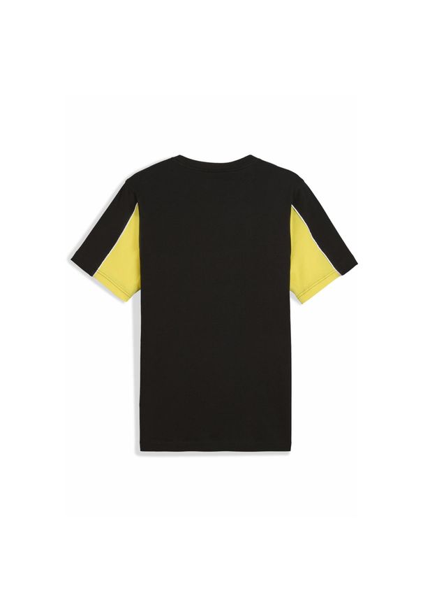 Puma - Męska koszulka Borussia Dortmund ftblARCHIVE PUMA Black Faster Yellow. Kolor: żółty, wielokolorowy, czarny. Wzór: aplikacja