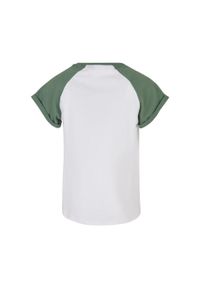 Urban Classics - T-shirt Dla Dziewczynki. Kolor: zielony, wielokolorowy, brązowy