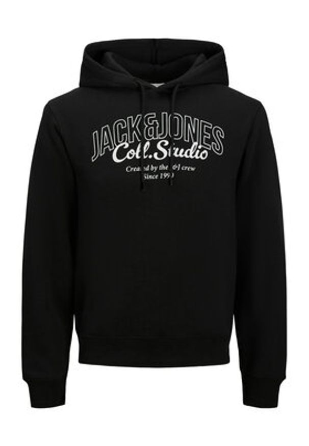 Jack & Jones Komplet t-shirt, bluza i spodnie Makoto 12287681 Czarny Regular Fit. Kolor: czarny. Materiał: bawełna