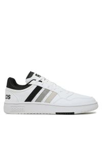 Adidas - adidas Buty Hoops 3.0 IG7914 Biały. Kolor: biały. Materiał: syntetyk