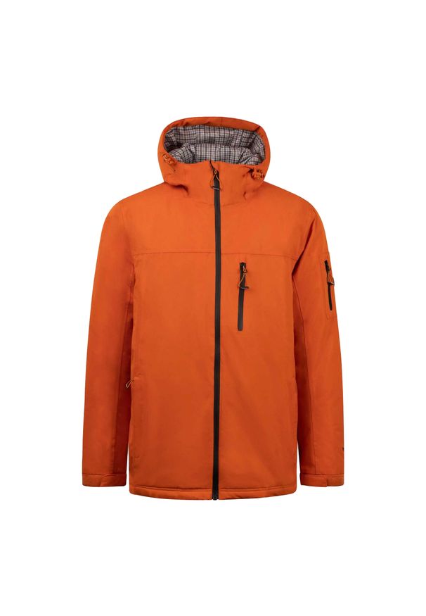 TRESPASS - Kurtka Męska Kirkbost. Kolor: pomarańczowy. Sport: turystyka piesza