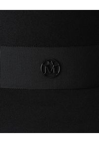 MAISON MICHEL PARIS - Czarny kapelusz Kate. Kolor: czarny. Materiał: materiał. Wzór: aplikacja #2