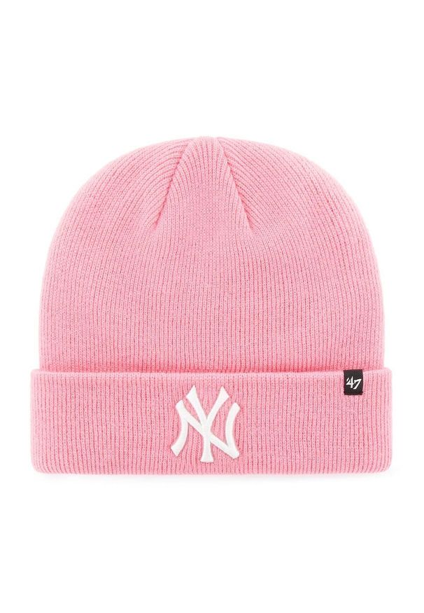 Czapka zimowa turystyczna uniseks 47 Brand New York Yankees. Kolor: różowy. Sezon: zima