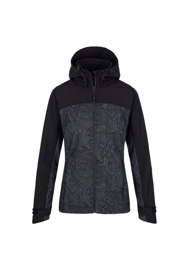 Damska kurtka wodoodporna Kilpi Ravia. Kolor: szary. Materiał: softshell. Sport: turystyka piesza