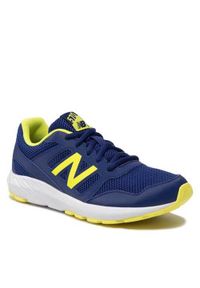 Buty do chodzenia dla dzieci New Balance YK570VL2. Zapięcie: sznurówki. Kolor: niebieski. Materiał: syntetyk, materiał. Szerokość cholewki: normalna. Sport: turystyka piesza #1