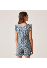 Regatta - Kostium kąpielowy dziewczęcy Orla Kiely Playsuit. Kolor: wielokolorowy, turkusowy, niebieski. Materiał: bawełna