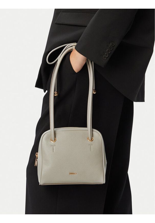 Furla Torebka Poppy S WB02064 BX4573 CN 4897S Szary. Kolor: szary. Materiał: skórzane