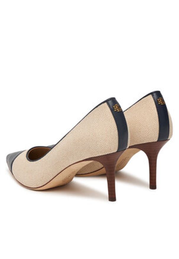 Lauren Ralph Lauren - LAUREN RALPH LAUREN Szpilki 802P10395002 Beżowy. Kolor: beżowy. Materiał: materiał. Obcas: na szpilce