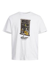 Jack & Jones - Jack&Jones T-Shirt 12241950 Biały Standard Fit. Kolor: biały. Materiał: bawełna