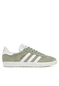 Adidas - adidas Sneakersy Gazelle JH5384 Zielony. Kolor: zielony. Materiał: skóra, zamsz. Model: Adidas Gazelle #1