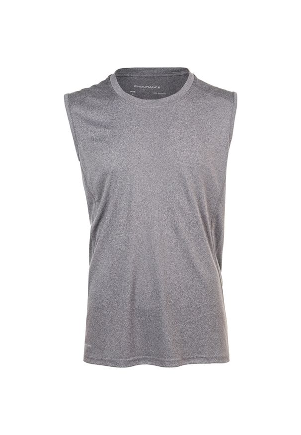 ENDURANCE - Tank top Endurance Landeer. Kolor: szary. Długość rękawa: bez rękawów. Styl: elegancki, sportowy