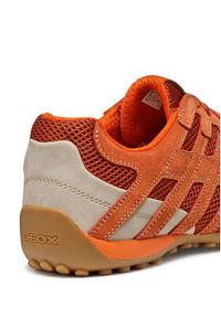 Geox Sneakersy U Snake Original U55MNA 02214 C6014 Pomarańczowy. Kolor: pomarańczowy. Materiał: skóra, zamsz #4