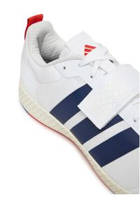 Adidas - adidas Buty halowe The Total Weightlifting JP9868 Biały. Kolor: biały. Materiał: materiał #3