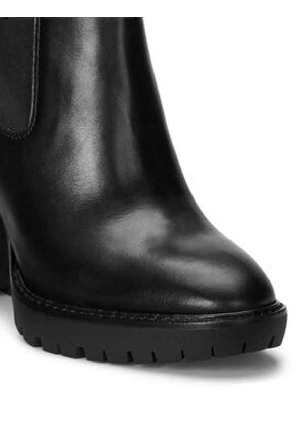 Lauren Ralph Lauren - LAUREN RALPH LAUREN Botki 802937818001 Czarny. Kolor: czarny. Materiał: skóra
