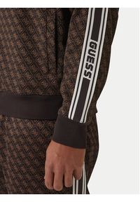 Guess Bluza Z5BQ13 K2042 Brązowy Relaxed Fit. Kolor: brązowy. Materiał: syntetyk #5