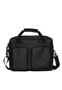 Rains Torba Texel Tech Bag W3 14250 Czarny. Kolor: czarny. Materiał: materiał