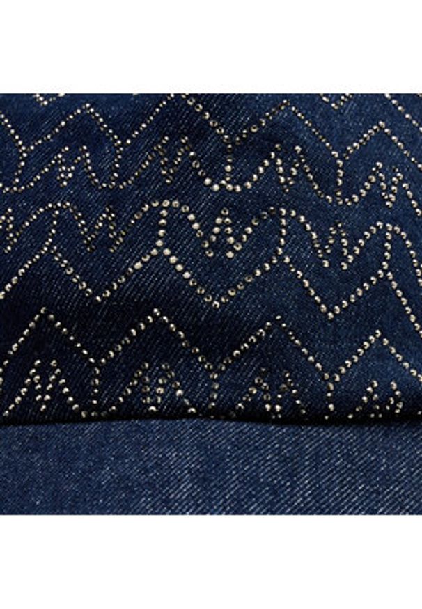 Patrizia Pepe Czapka z daszkiem 8F1650/D057-C991 Granatowy. Kolor: niebieski. Materiał: bawełna, materiał