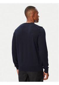 BOSS Sweter H-Leno 50565469 Granatowy Regular Fit. Kolor: niebieski. Materiał: wełna #4