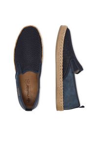 Rieker Espadryle CEO-B2661-14 Granatowy. Kolor: niebieski. Materiał: materiał #8