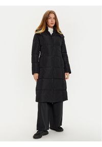 EA7 Emporio Armani Płaszcz zimowy 6DTL01 TN8AZ 1200 Czarny Regular Fit. Kolor: czarny. Materiał: syntetyk. Sezon: zima
