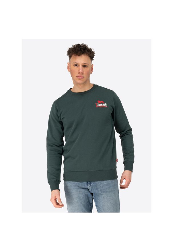 Bluza Lonsdale Lympstone. Kolor: czerwony, wielokolorowy, zielony