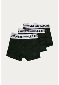 Jack & Jones - Bokserki dziecięce (3-pack). Kolor: czarny. Materiał: bawełna, dzianina, elastan. Wzór: gładki #1