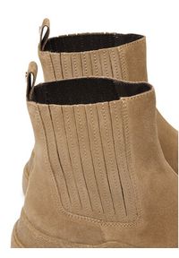 Weekend Max Mara Sztyblety 2525796035600 Beżowy. Kolor: beżowy. Materiał: skóra, zamsz #2