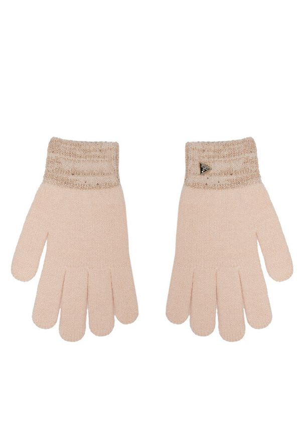 Guess Rękawiczki Damskie AW5238 WOL02 Beżowy. Kolor: beżowy. Materiał: materiał